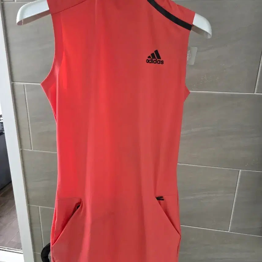 [BUNJANG] Adidas Women's Sleeveless Coral Golf Dress / 아디다스 여성 골프 원피스 코랄
