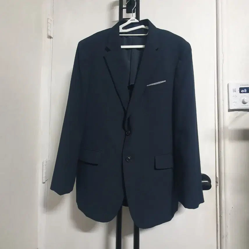 [BUNJANG] STCO Men's Summer Rayon Suit Jacket XL (105) Deep Navy / STCO 에스티코 남자 여름 인견 정장자켓 XL 105 딥네이비