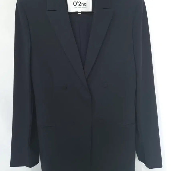 [BUNJANG] O'2nd Women's Lace Detail Black Jacket / O'2nd 여성 레이스 장식 블랙 자켓