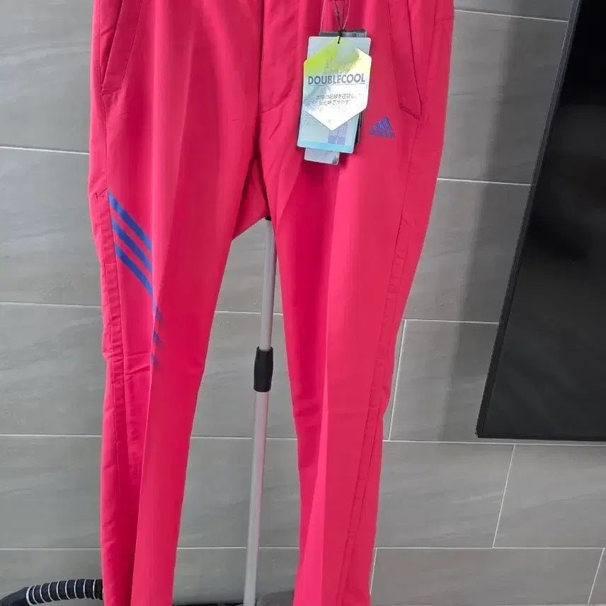 [BUNJANG] Adidas Golf Double Cool Pants Red / 아디다스 골프 바지 레드 더블쿨