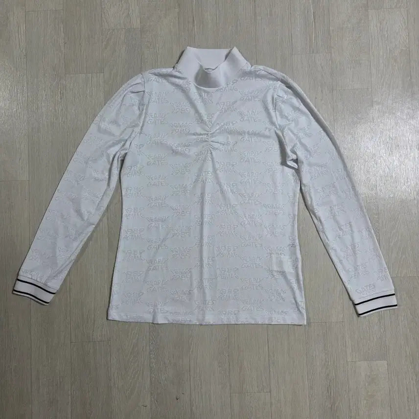 [BUNJANG] PARAGATES Women's Shirring T-Shirt White Size 2 / 파리게이츠 여성 셔링 티셔츠