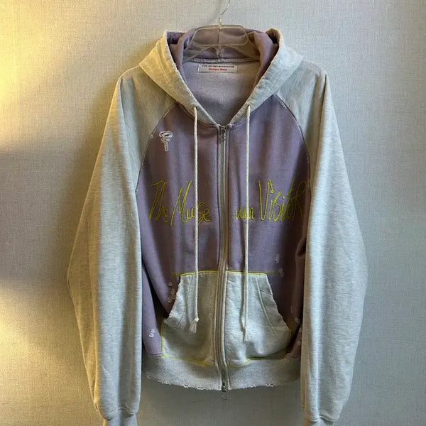 [BUNJANG] The Museum Visitor 22FW Hoodie Zip-Up / 더뮤지엄비지터 22fw 후드집업