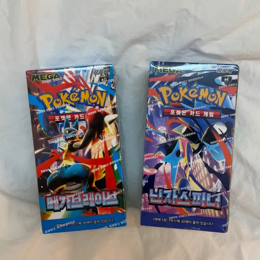 [BUNJANG] Pokemon Card Mega Brave & Ninja Spinner Set (Sealed) / 포켓몬카드 메가브레이브, 닌자스피너 1박스씩