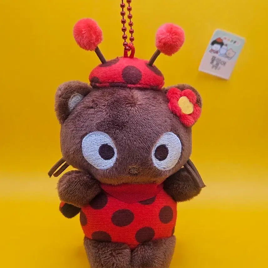 [BUNJANG] Sanrio Ladybug Chococat Keychain / 레이디 버그 초코캣 키링. 새상품. 산리오