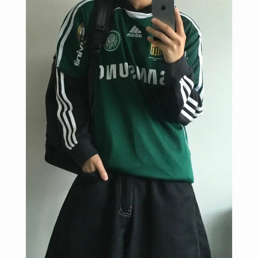 [BUNJANG] Adidas x Palmeiras Uniform Jersey / 택달린상품) Adidas 아디다스 x 팔메이라스 유니폼 져지