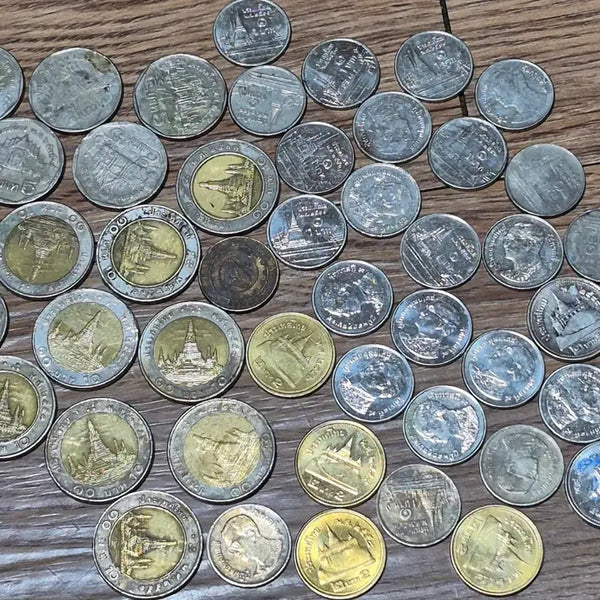 [BUNJANG] Thailand Coin Set (50 pcs) / 태국 동전 세트. 50개