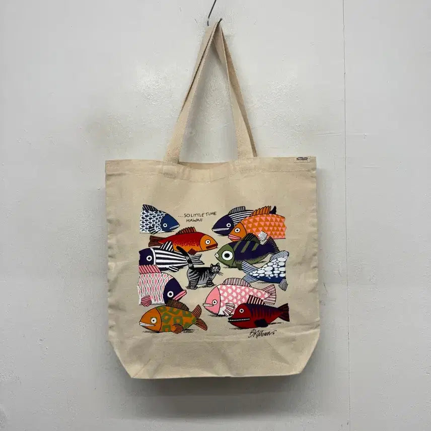 [BUNJANG] Crazy Shirts x B. Kliban Fish Eco Bag / 크레이지셔츠 피쉬 에코백