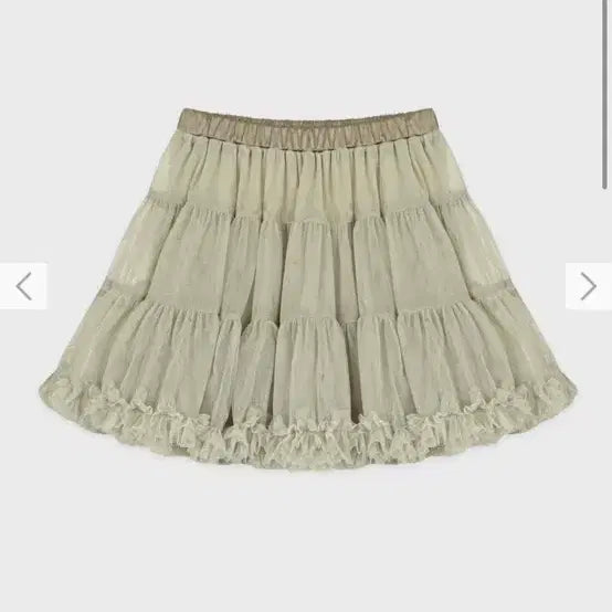 [BUNJANG] Sino Tulle Skirt Greyish Green / 시눈 튜튜 스커트 그레이쉬 그린