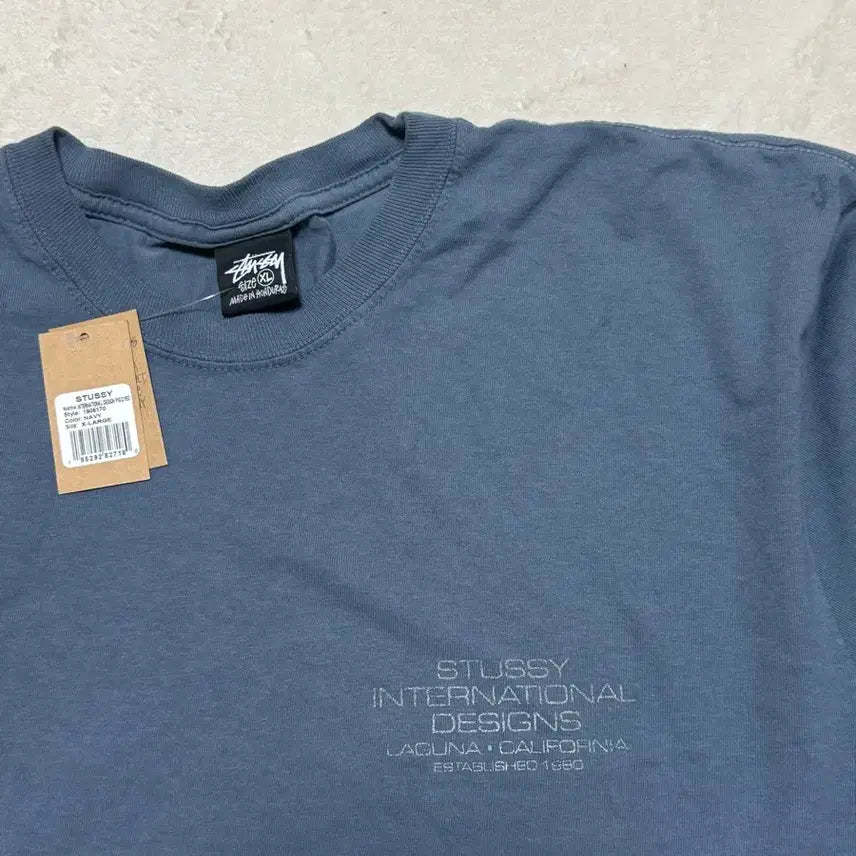 [BUNJANG] Stussy Graphic T-Shirt Navy XL / 새상품)스투시 반팔티 네이비 xl