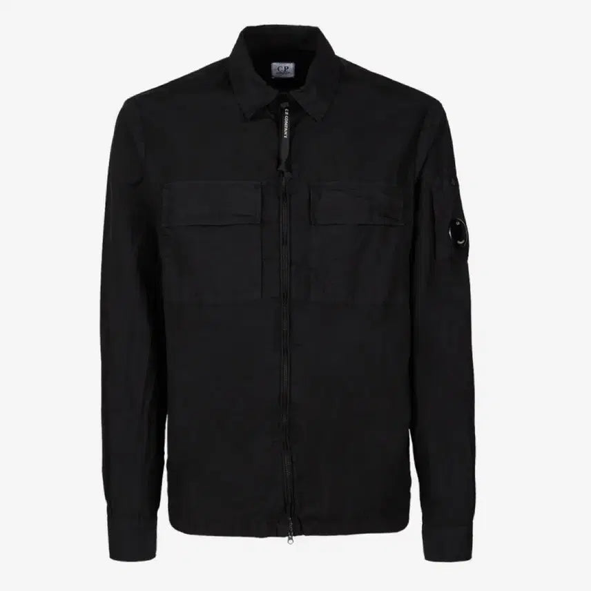 [BUNJANG] CP Company 23SS Tailored Overshirt Black S/M / 구매) CP컴퍼니 23SS 테일론 오버셔츠 블랙 S,M