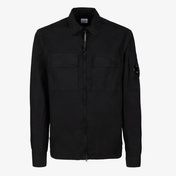 [BUNJANG] CP Company 23SS Tailored Overshirt Black S/M / 구매) CP컴퍼니 23SS 테일론 오버셔츠 블랙 S,M