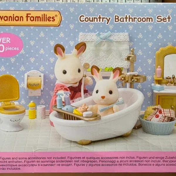[BUNJANG] Sylvanian Families Country Bathroom Set 5286 Bathtub / 실바니안5286  실바니안욕조 실바니안목욕