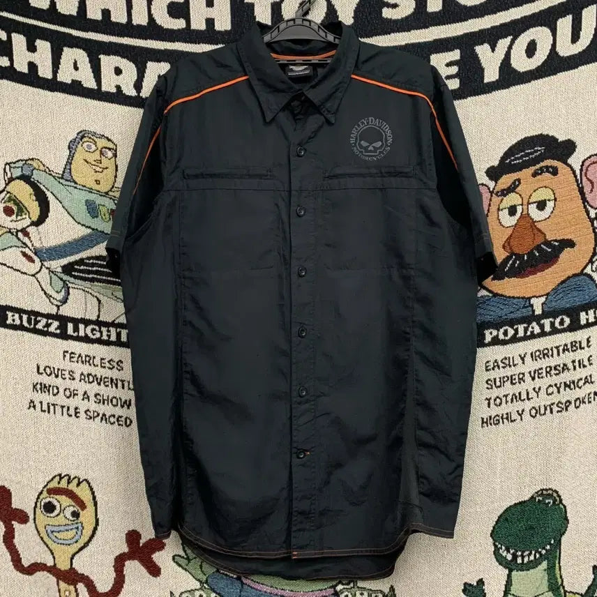 [BUNJANG] Harley-Davidson Half Shirt / [M] 할리데이비슨 하프셔츠