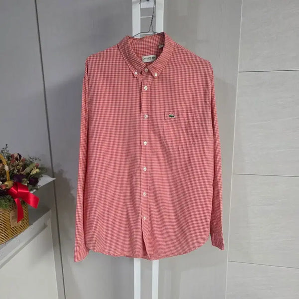 [BUNJANG] Lacoste Checkered Shirt / 라코스테 체크 남방 셔츠