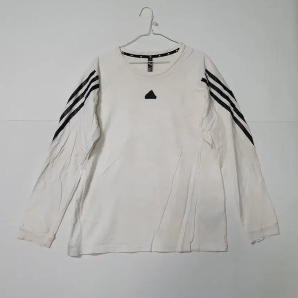 [BUNJANG] Adidas Long Sleeve T-Shirt White / 아디다스 긴팔 티셔츠 화이트 0224