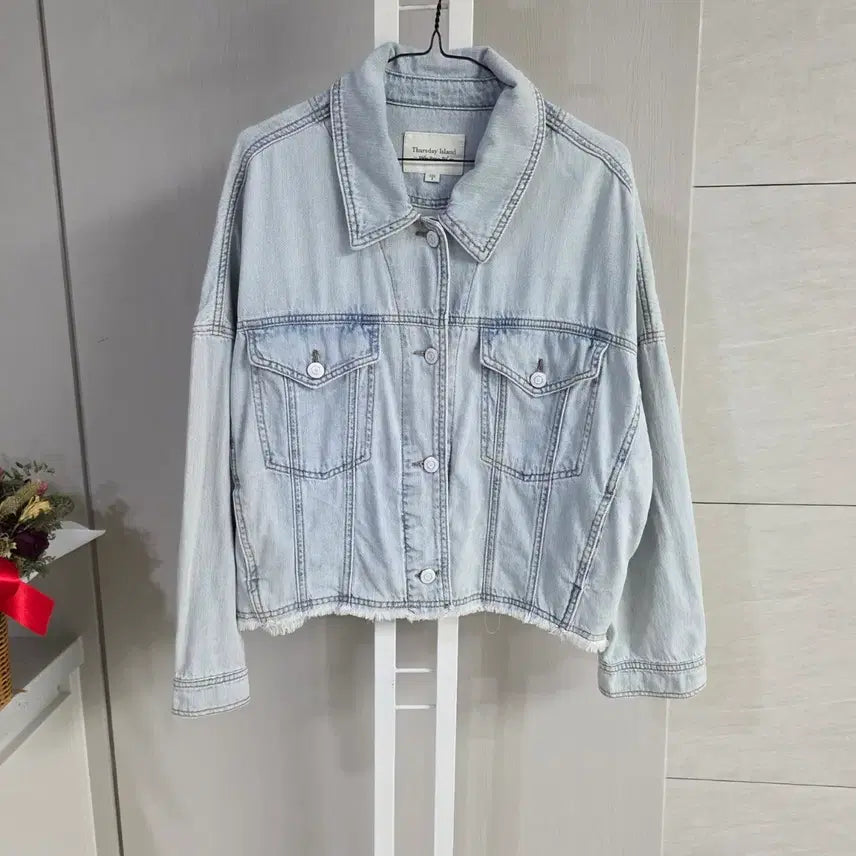 [BUNJANG] Thursday Island Washed Denim Jacket / 써스데이 아일랜드 데님 자켓 연청