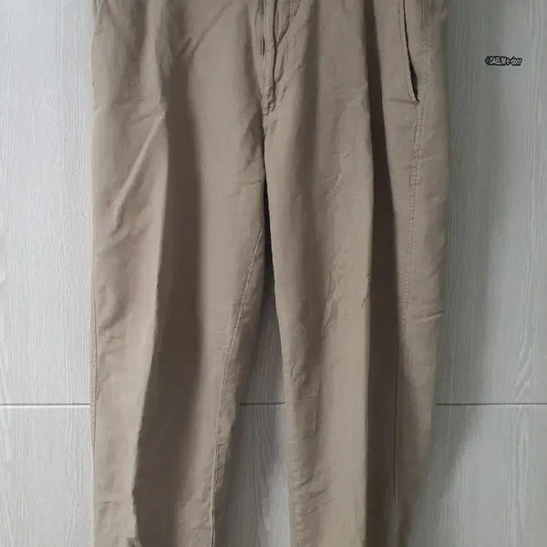 [BUNJANG] Uniqlo Cotton Linen Blend Trousers Beige / 유니클로 바지 (L 마 혼방)