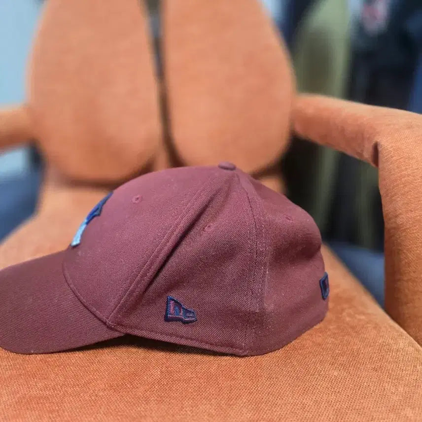 [BUNJANG] New Era Burgundy Baseball Cap / 뉴에라 볼캡 버건디