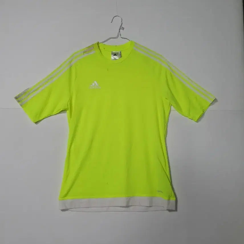 [BUNJANG] Adidas Fluorescent Short Sleeve T-Shirt / 아디다스 형광색 반팔 티셔츠 0247