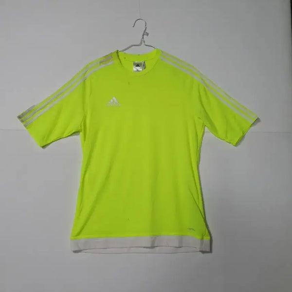 [BUNJANG] Adidas Fluorescent Short Sleeve T-Shirt / 아디다스 형광색 반팔 티셔츠 0247