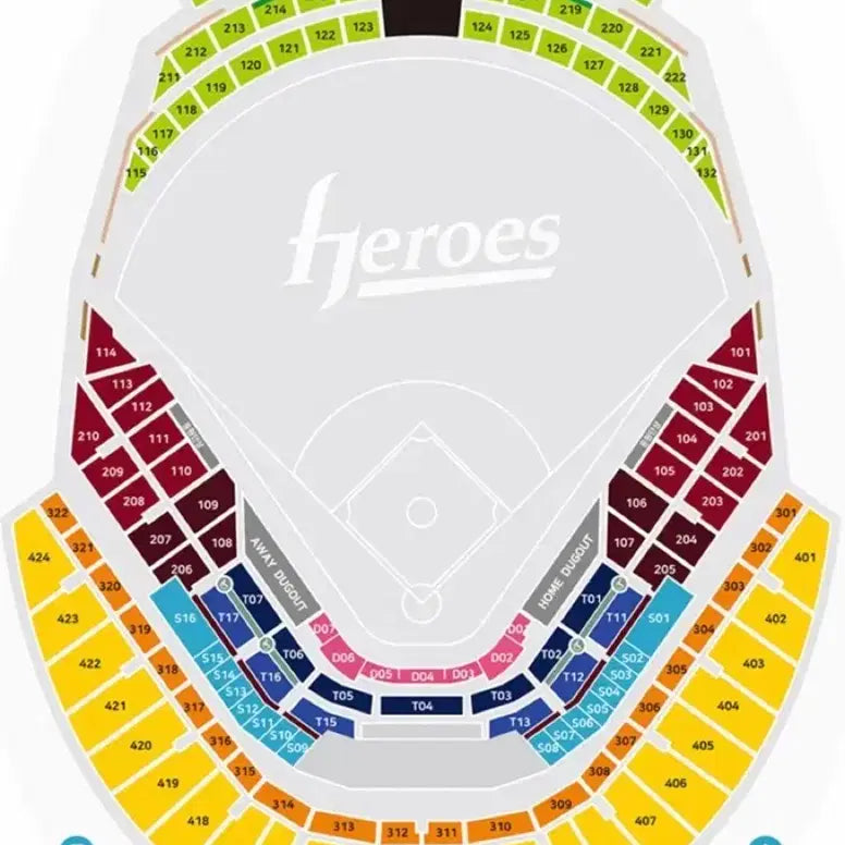 [BUNJANG] Kia Tigers vs. Kiwoom Heroes Baseball Game Tickets - August 22nd, Saturday - Catcher's Royal Seat D01 (2 Seats) / 8.22일 토요일 기아vs키움 포수뒤 로얄 D01 2연석