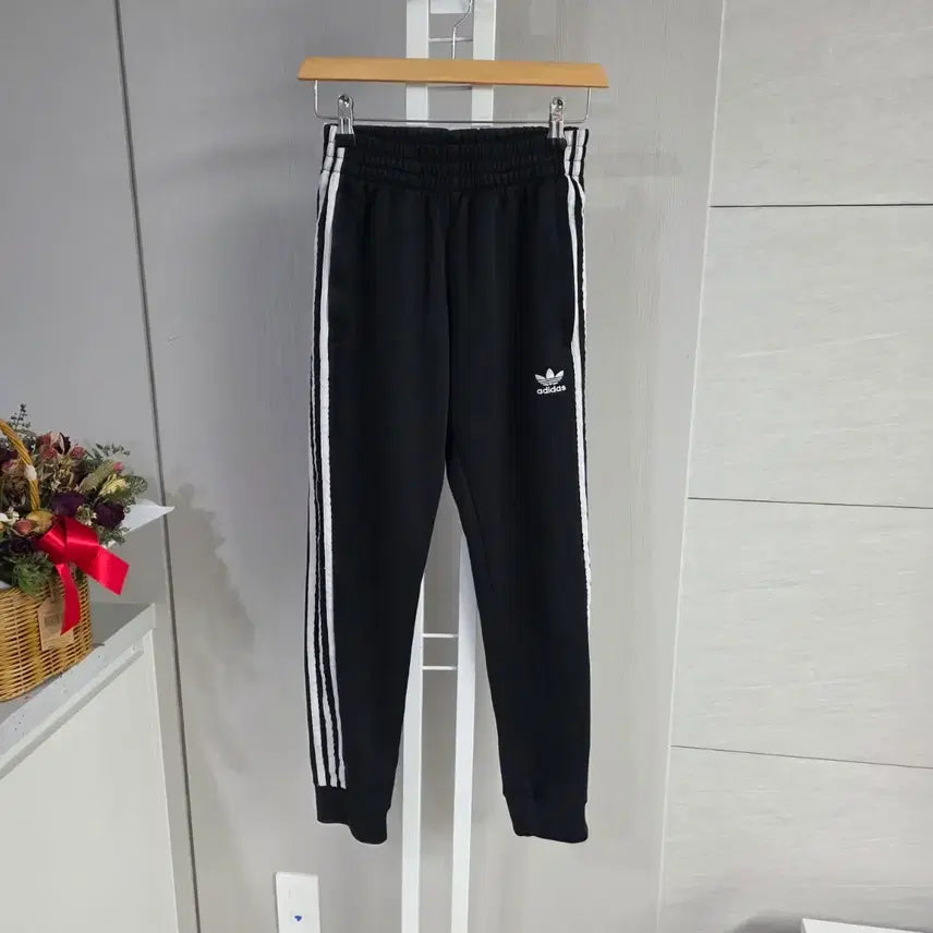 [BUNJANG] Adidas Training Pants Black / 아디다스 트레이닝 바지 블랙 삼선