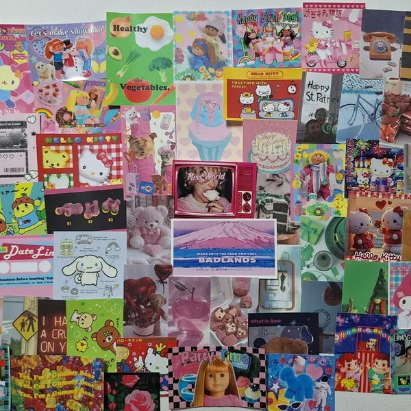 [BUNJANG] Kitsch Style Planner Sticker Mix Pack / 키치 감성 다꾸  무중복 믹스팩