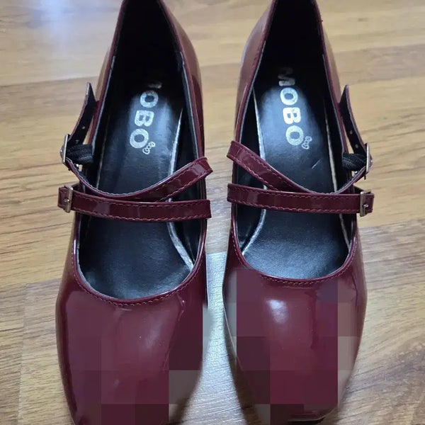 [BUNJANG] Mary Jane Enamel Platform Pumps / 매리제인 애나멜 스트랩 펌프스 통굽 여성 구두