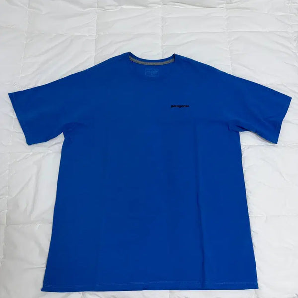 [BUNJANG] Patagonia P-6 Responsibili-Tee T-Shirt Blue L / 파타고니아 P-6 레스폰시빌리 반팔 블루 L (105-110)