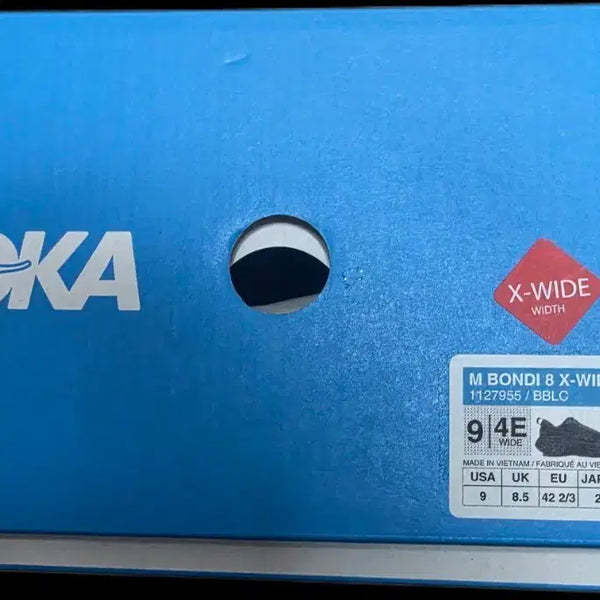 [BUNJANG] Hoka Bondi 8 X-Wide Running Shoes 270mm Black / 호카 본디 8 X-WIDE 런닝화 270mm 블랙