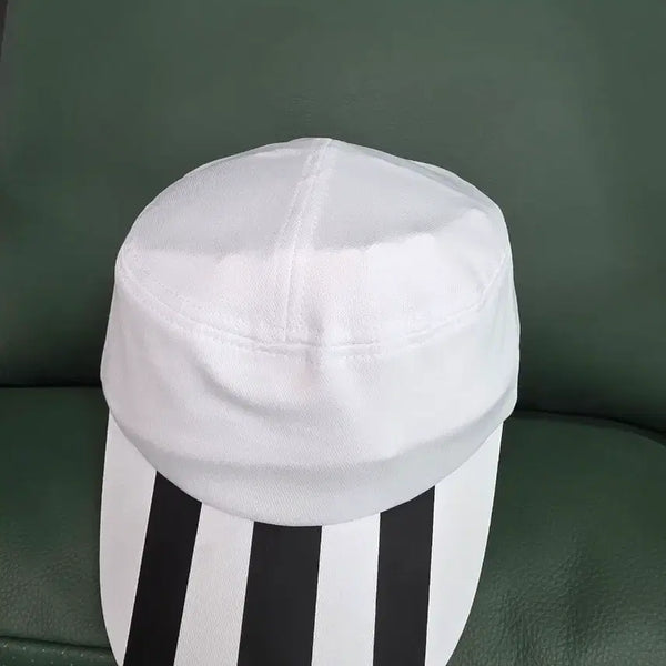 [BUNJANG] Adidas Golf White Black Stripe Ball Cap / 아디다스골프 화이트 블랙 스트라이프 볼캡