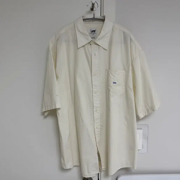 [BUNJANG] LEE Linen Short Sleeve Shirt XL / LEE 린넨 로코 포켓 반팔 셔츠 XL