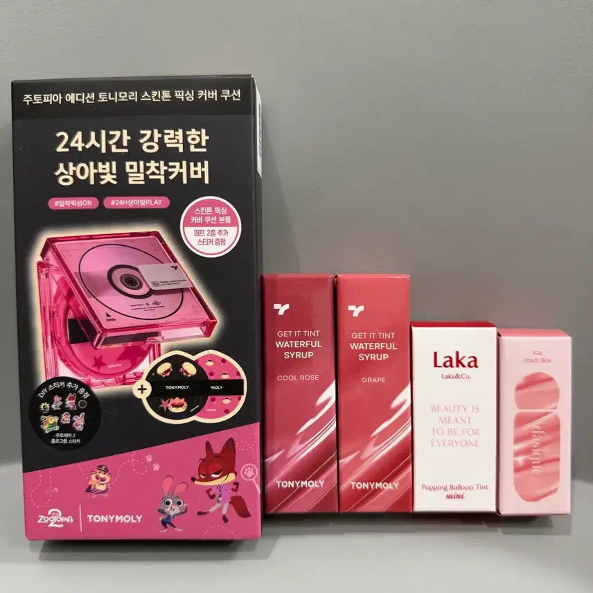 [BUNJANG] Tonymoly, Laka, Dasique Bundle Set Cushion & Tint Minis / 새상품 5개 일괄 토니모리 쿠션 틴트 라카 데이지크 미니