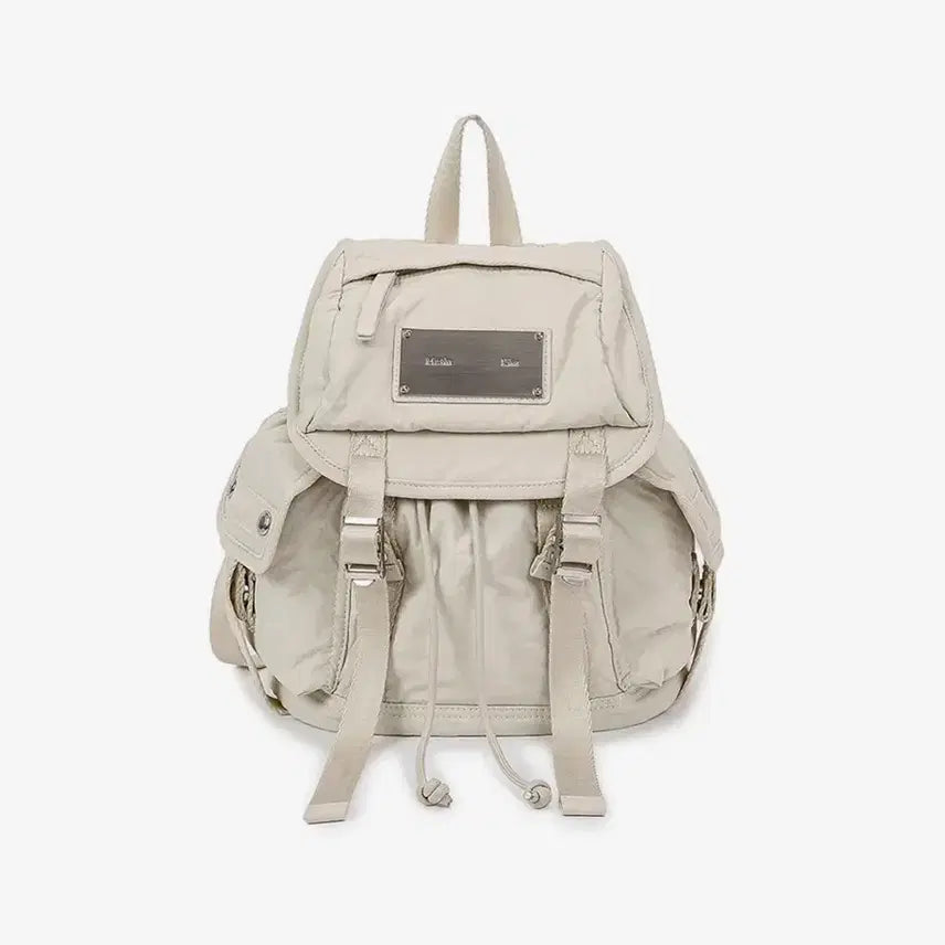 [BUNJANG] Matin Kim Pocket Utility Small Backpack Light Beige / 마뗑킴 포켓 유틸리티 스몰 백팩 라이트 베이지