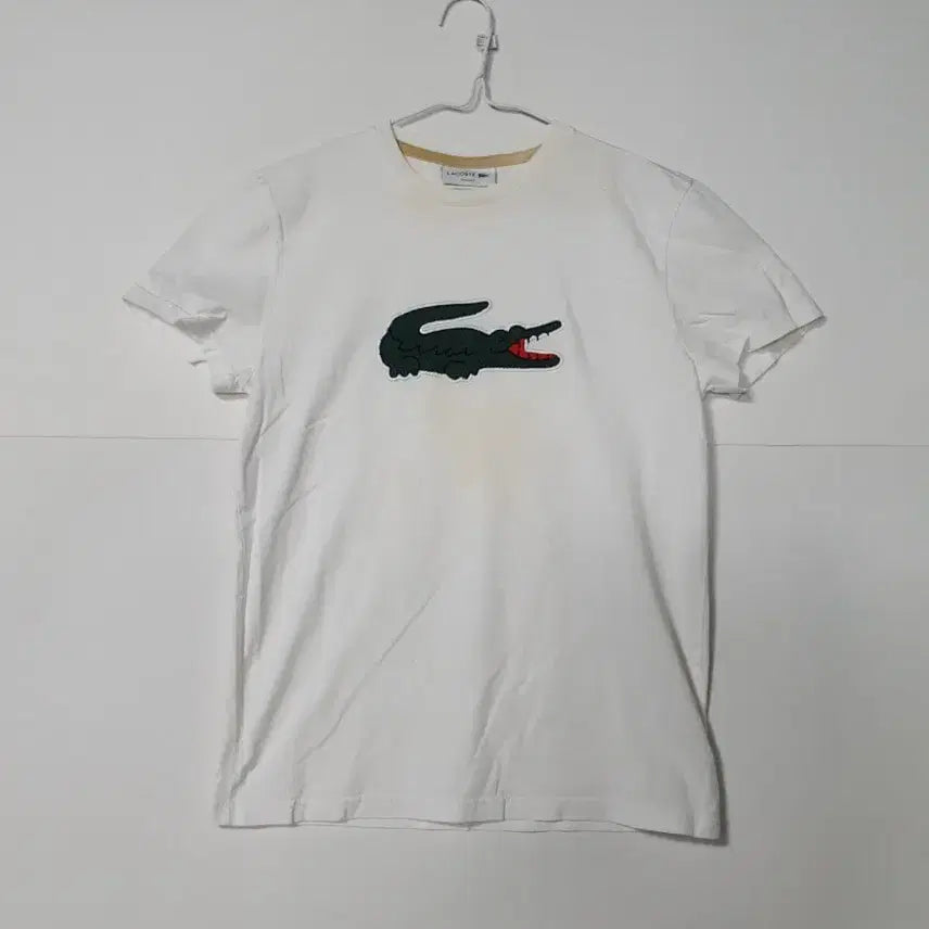 [BUNJANG] Lacoste White Polo Shirt / 라코스테 카라티 흰색 0108