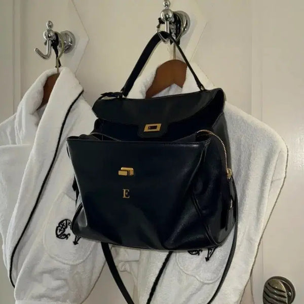 [BUNJANG] Pepper Yoon Yoon Numero 1 Gold Logo Tote Bag / 페퍼윤윤 누메로1 금장 30