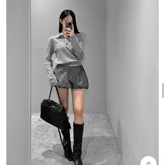 [BUNJANG] VIV&LOVE Pin Pumpkin Mini Skirt / 비브앤러브 핀 펌킨 스커트