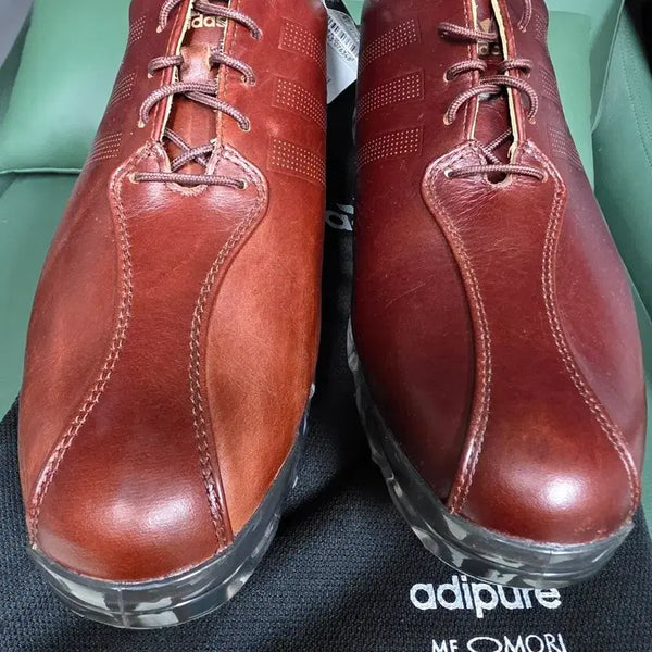 [BUNJANG] Adidas Adipure Golf Shoes Brown 260 / 아디다스 아디퓨어 골프화 브라운 260