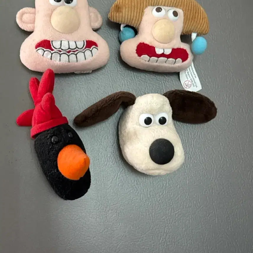 [BUNJANG] Wallace & Gromit "The Great Escape" Magnet Plush Set (Limited Edition) / 월레스와그로밋 월그 자석인형