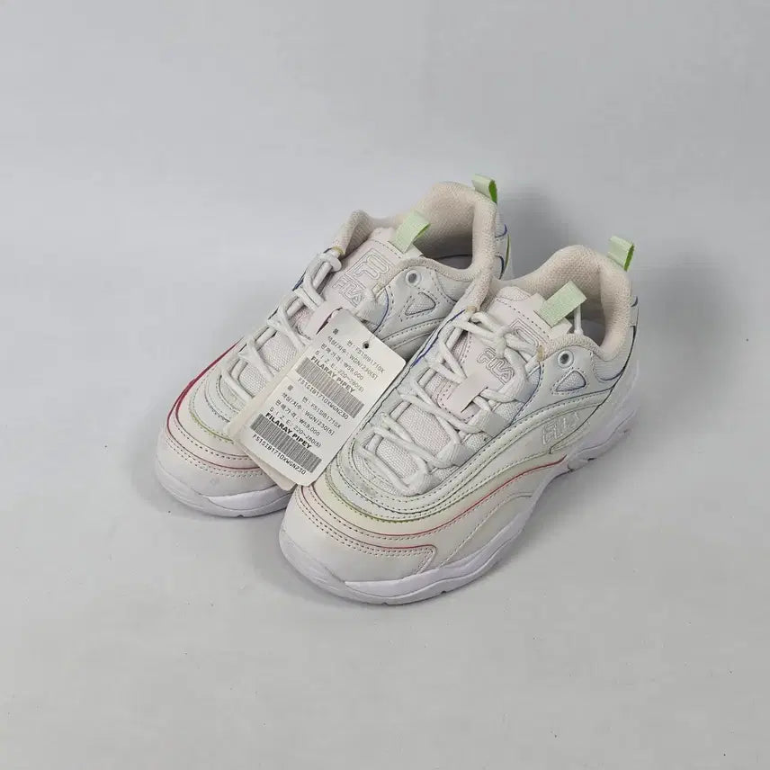 [BUNJANG] Fila Fileray Pipey White Sneakers 230 / 새상품 휠라 휠라레이 파이피 화이트 운동화 230.ㅅ