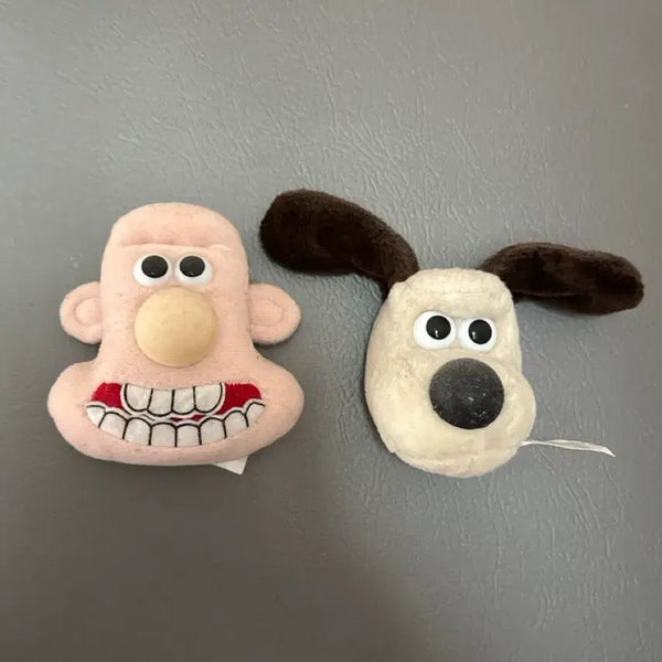 [BUNJANG] Wallace & Gromit Magnetic Plush (Gromit - Rare) / 월레스와그로밋 월그 자석인형
