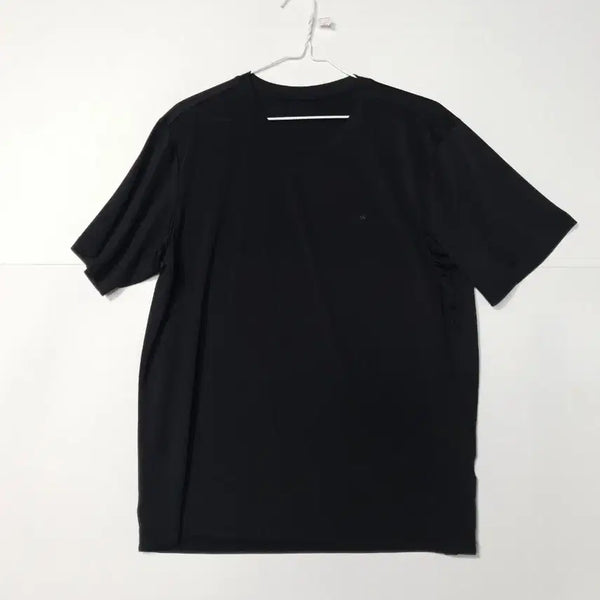 [BUNJANG] Basic Black Short Sleeve T-Shirt / 기본 반팔티 블랙 0433