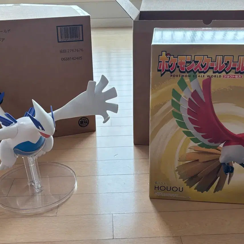 [BUNJANG] Pokemon Scale World Lugia & Ho-Oh Figure Set / 포켓몬 스케일 월드 루기아 & 칠색조 피규어