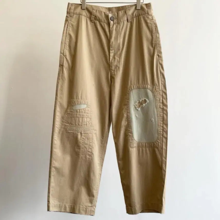 [BUNJANG] Porter Classic Ernest Gabardine Patchwork Chino Pants / 포터클래식 Ernest Gabadine Pants