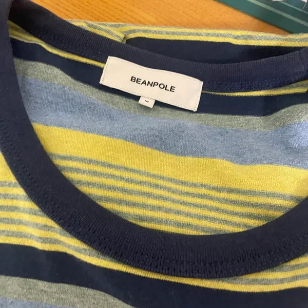 [BUNJANG] Beanpole Striped Short-Sleeve T-Shirt M / 빈폴 반팔 스트라이프 티셔츠