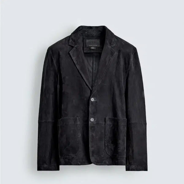 [BUNJANG] ZARA Regular Fit Real Suede Blazer / 자라 레귤러핏 리얼 스웨이드 블레이저 S,XL