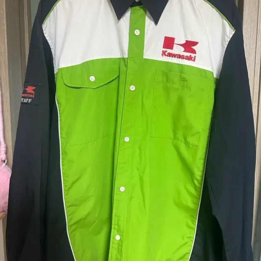 [BUNJANG] Vintage Kawasaki Staff Shirt / 빈티지 가와사키 스태프 셔츠