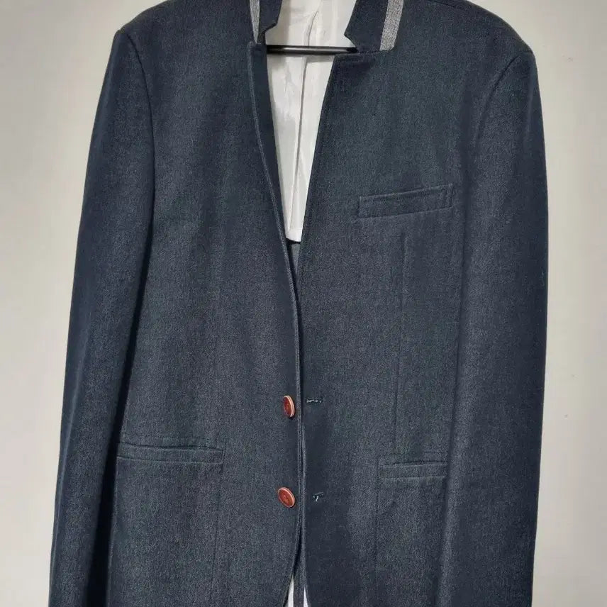[BUNJANG] Men's Navy Mandarin Collar Jacket / 남성 네이비 차이나카라 자켓95