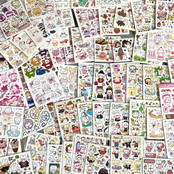 [BUNJANG] 400pcs Sticker Pack (Ins, Inmix) for Journaling / 다꾸 인쇄소 스티커(인스, 인믹) 400장 판매