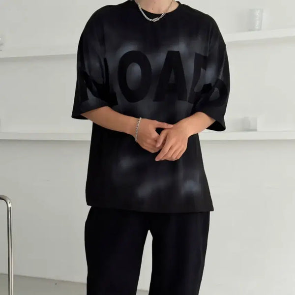 [BUNJANG] LOADED Oversized T-Shirt Black / LOADED 오버핏 반팔티 블랙 105~110 새것